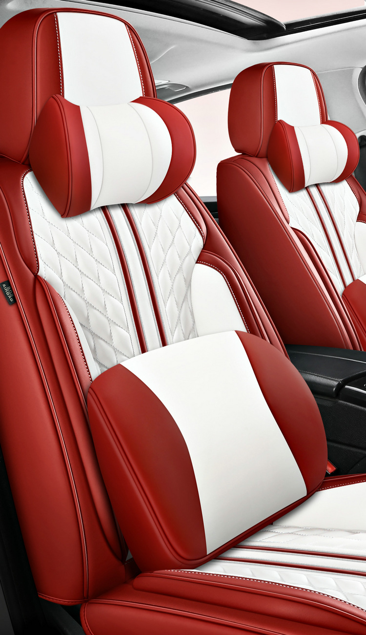 All-Inclusive Full Leather Four-Season Universal Car Seat Cushion Summer Leather Seat Cushion Cross-Border Amazon Wholesale Cool and Comfortable