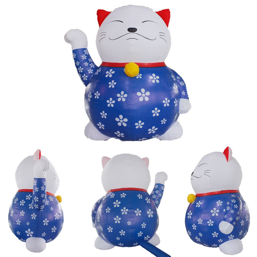 molde de aire de dibujos animados inflables, dibujos animados inflables para atraer dinero, accesorios de decoración de tiendas, accesorios de decoración de apertura, molde de aire inflables