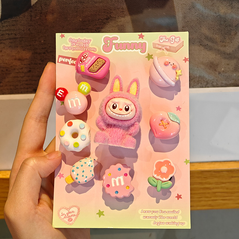 [긴귀핑크라부부] 신발버클 9개