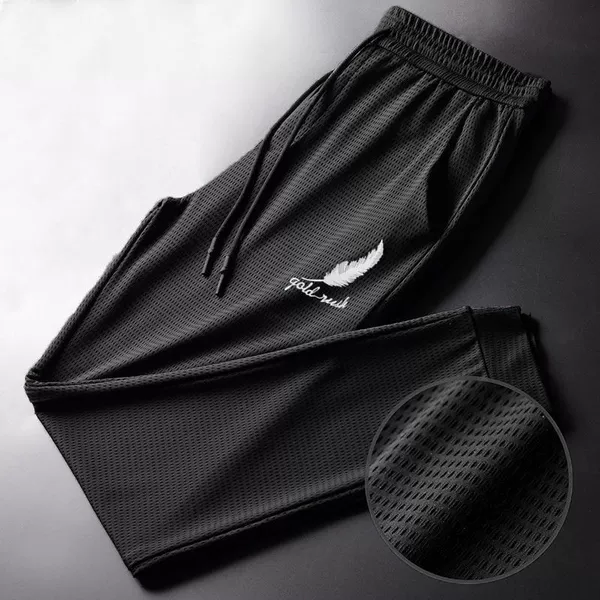 Web eye trousers (feather black)
