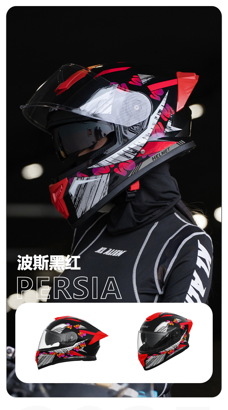 3C/Dot Certified Motorcycle Helmets for Men and Women, Warm All-Season Motorcycle Full-Face Helmets, Electric Vehicle Winter Cycling Half Helmets