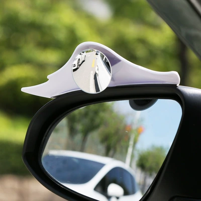 Large field of view rear view auxiliary mirror Small Round Mirror Integrated Reflector