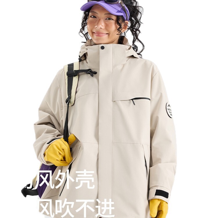 メンズジャケット スリーインワン レディース フリース 2点セット アウトドア トラベルジャケット 登山ジャケット 冬 2025 新作ホットスタイル|undefined