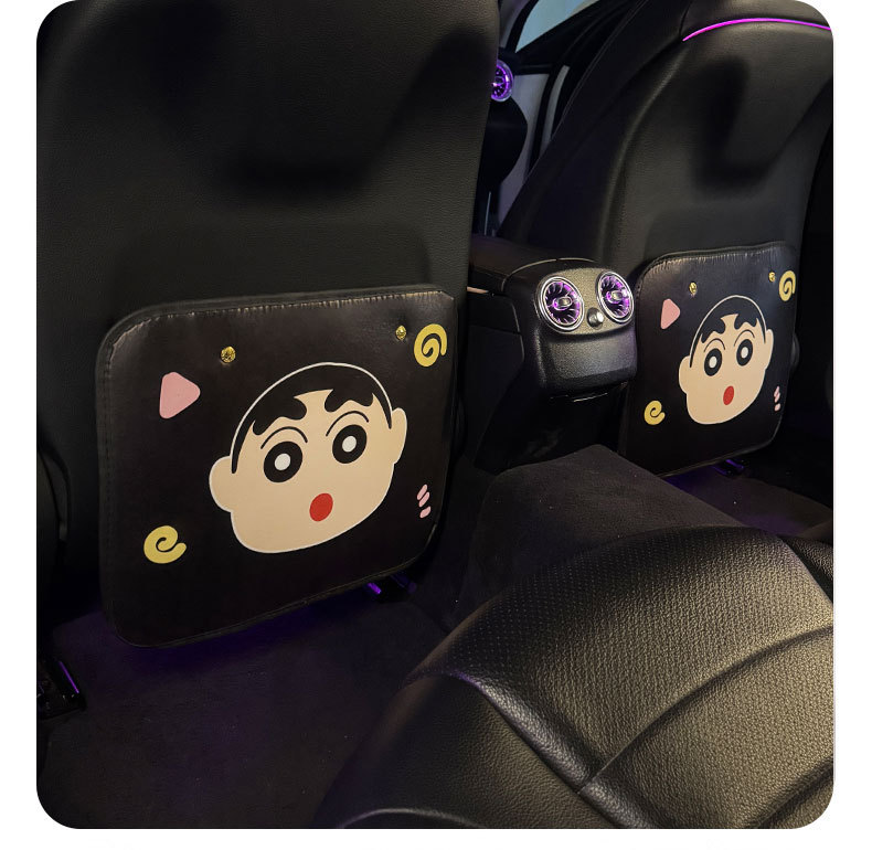 Cartoon Xiaoxin Anti-Kick Pad Universal Rear Seat Back Anti-Dirty Protective Pad Car Rear Seat Protective Pad Anti-Wear Pad