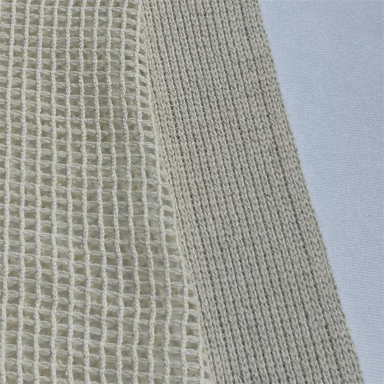 2022 gran agujero de diamante 100% algodón malla tela de bolsa de lavandería gris image 6
