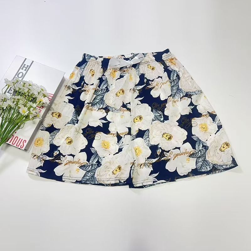 屋外で着用できる女性の綿シルクサスペンダーパジャマ夏かわいいルーズノースリーブトップ花柄学生人工綿ベスト|undefined