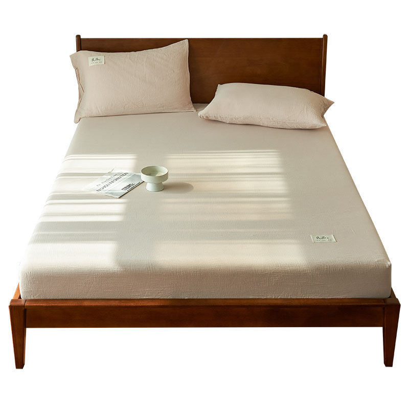 Cama de gaza de doble capa de algodón una sola pieza de 100 algodón puro todo incluido 2025 nuevo colchón protector cubierta sábanas