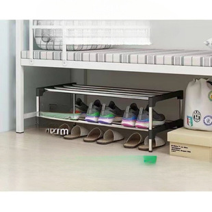 Mini Small Dormitory Shoe Rack under the Bed Desk Economical College Student Dormitory Storage Small Narrow Simple Shoe Cabinet