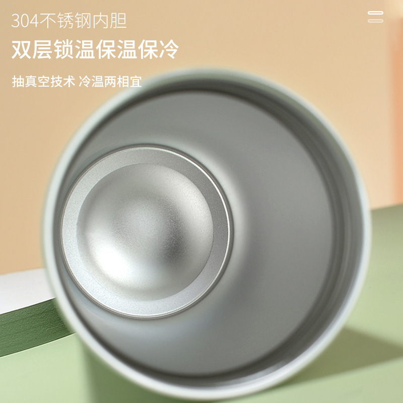 Transfronterizo exclusivo Americano portátil Taza de paja portátil de acero inoxidable del coche de Vacío Termo taza de café taza