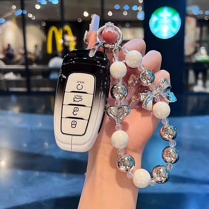 适用红旗hs5钥匙套24款h5/h9/hs3/eqm5专用h6/hs7/hs3车高级扣壳