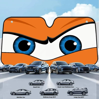 Sun shade Fun Eye-Shaped Car Sunshade - 13070cm-tglj551363