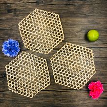 手工编织竹制品工艺品 竹笪/竹网/竹达 /竹垫 8/孔防黏摆盘装饰品