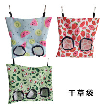 兔子喂食袋龙猫荷兰猪 鼹鼠喂草袋兔子干草袋宠物食包