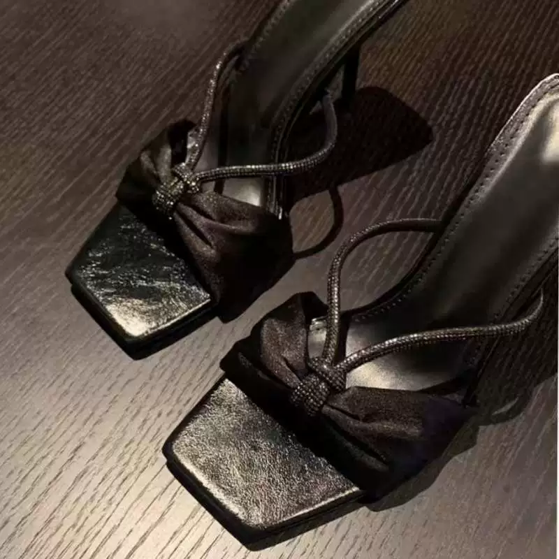 Сандалии, обувь, летние подходят к юбке, высокий слайд, тапочки, стиль Chanel, западный стиль