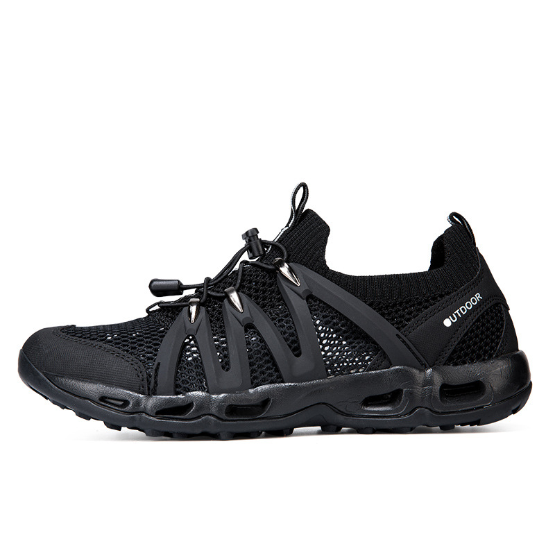 Zapatos de río al aire libre de verano zapatos de hombre malla ocio transpirable anfibio zapatos a la deriva antideslizantes zapatos de senderismo para mujeres