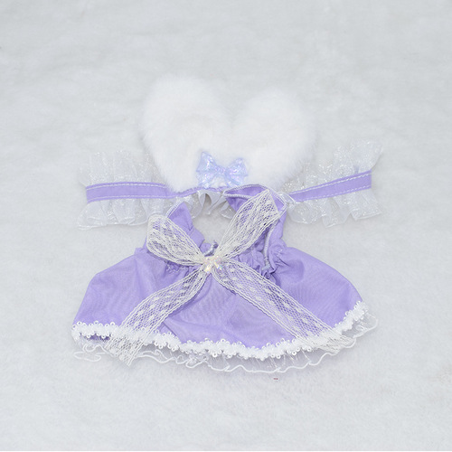 Cotton doll 10cm20cm baby clothes princess style fat body normal body two-piece skirt toy dressing accessories