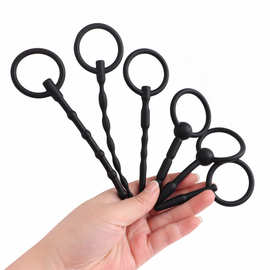 硅胶马眼棒男用马眼扩张器拉珠尿道堵尿道管成人用品另类情趣玩具