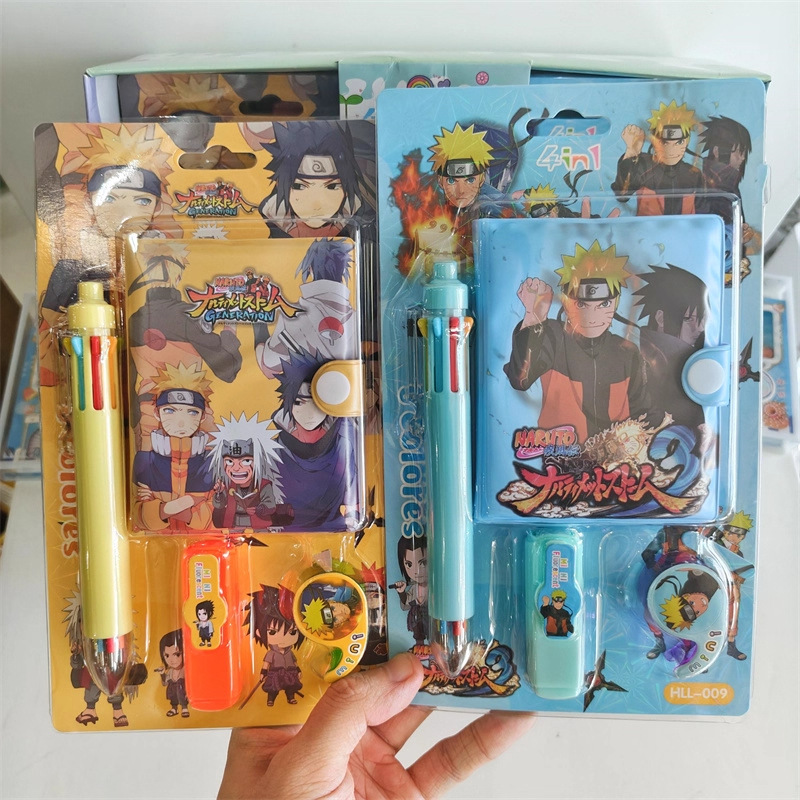 Naruto Dəftərxana Dəsti: Səkkizrəngli Qələm və Bloknot