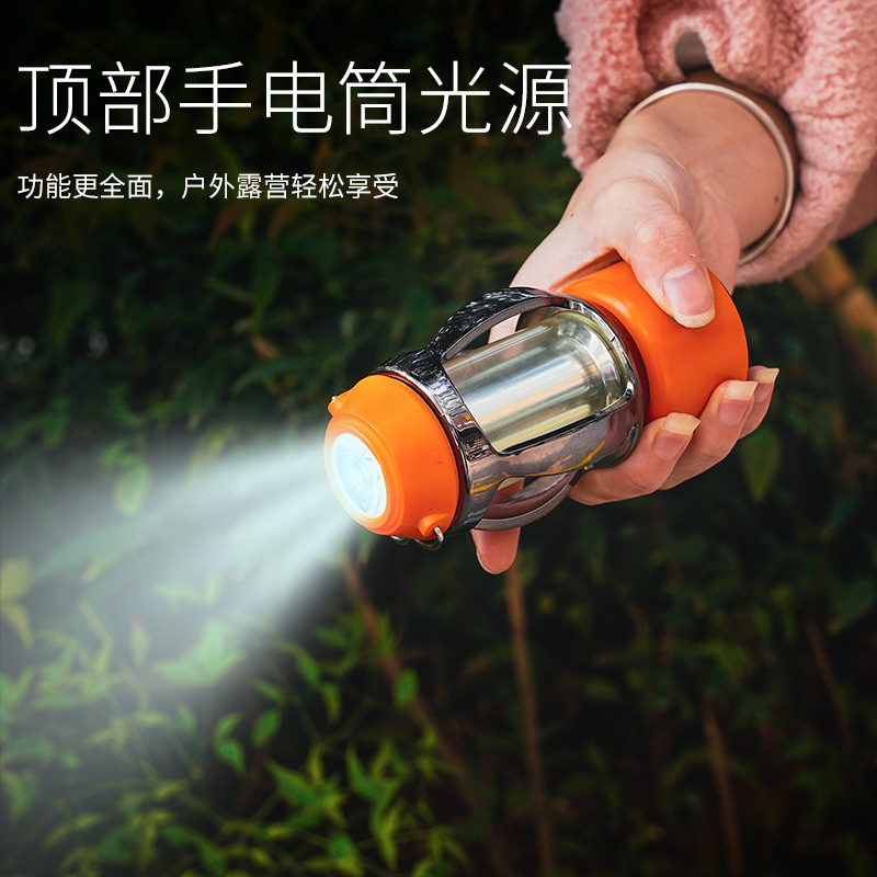 Luz de camping atmósfera multifuncional camping caballo lámpara recargable camping correa de lámpara soporte lámpara de patio doméstica atenuable