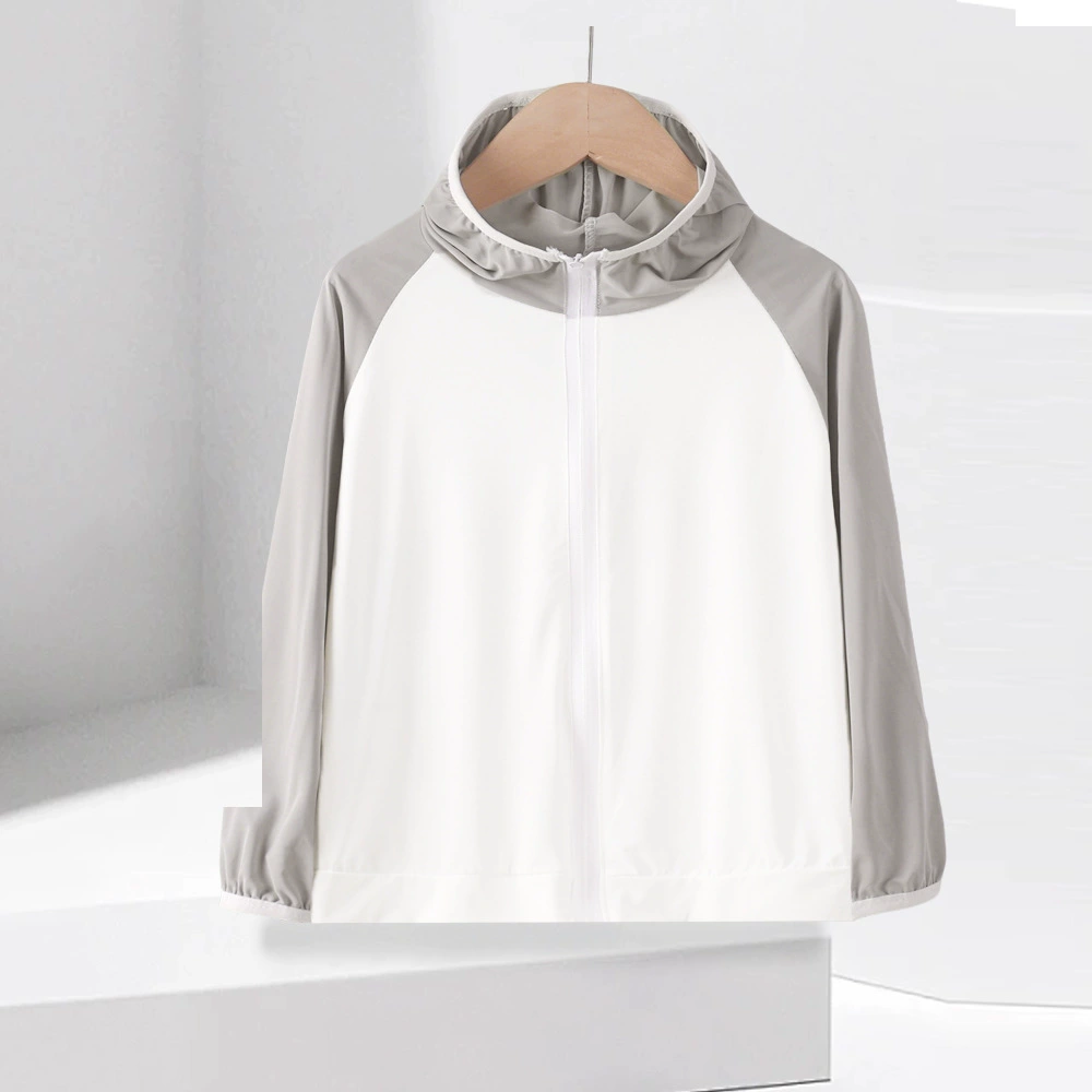 Новая летняя детская кожаная одежда, ультратонкая дышащая солнцезащитная одежда для мальчиков и девочек, пляжная солнцезащитная одежда, производитель оптом