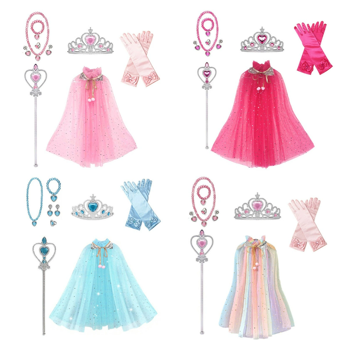 Новая девушка Ледяная рука ожерелье Корона сумка Сумка Айша Принцесса Айша Блестки Плащ Плащ