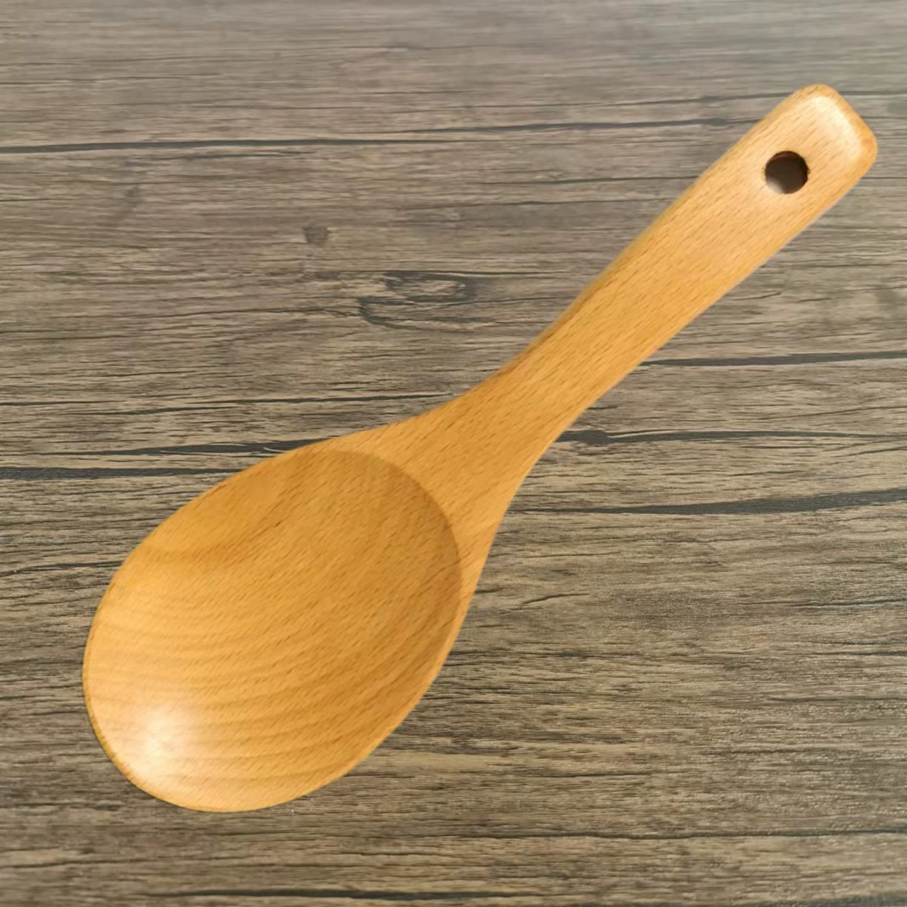 Деревянная древесная ленточная швабра с длинной ручкой бесшовная ложка для риса вилок-лопатка для кухни
