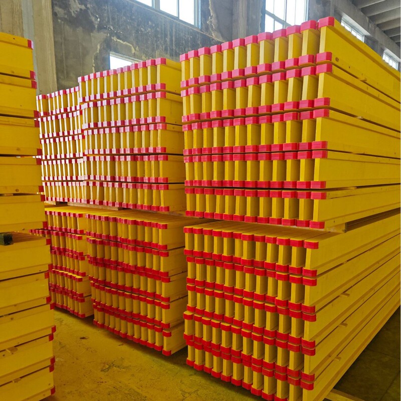 Fully Wrapped Protective End H20 Wooden I-Beams, Spray-Painted, Lightweight, Flame-Retardant, High Load-Bearing Construction I-Beams Beams