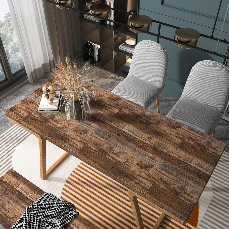 44cm*2000cm Retro Wood Panel Wallpaper – Self Adhesive Rustic Wall Paper For Cozy Farmhouse Interior Design_maomaolike.com