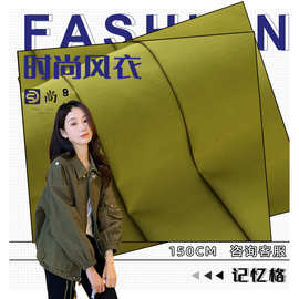 记忆格提花面料 防泼水防风涤纶布 户外棉服冲锋衣派克服面料直销