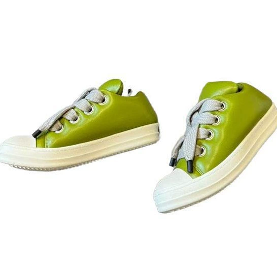 Обувь (RICK) унисекс из кожи, платформенные кеды низкие, размеры 35–43, несколько цветов
