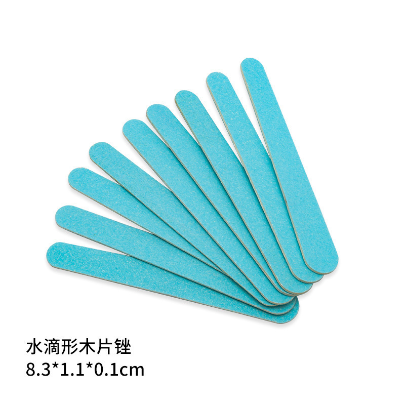 5cmの薄いサンドストリップ、ネイルアート用の小さなサンドストリップ、ウェアラブルネイルツール、爪やすり、木片、小さなやすり|undefined