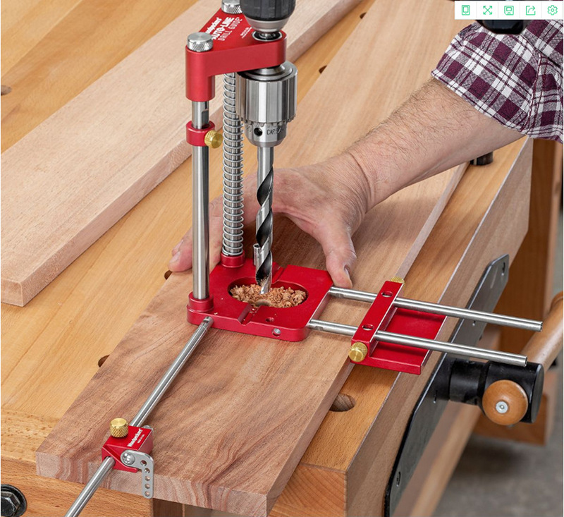 木工用携帯型穴あけ位置決め器 Woodpeckers|undefined