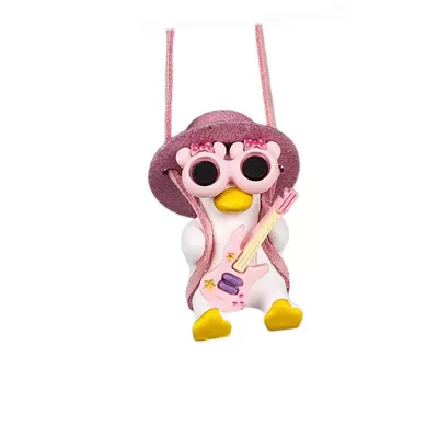 Car hanging — Car Hanging Decorations Car Accessories - pink-hat-pink-guitar