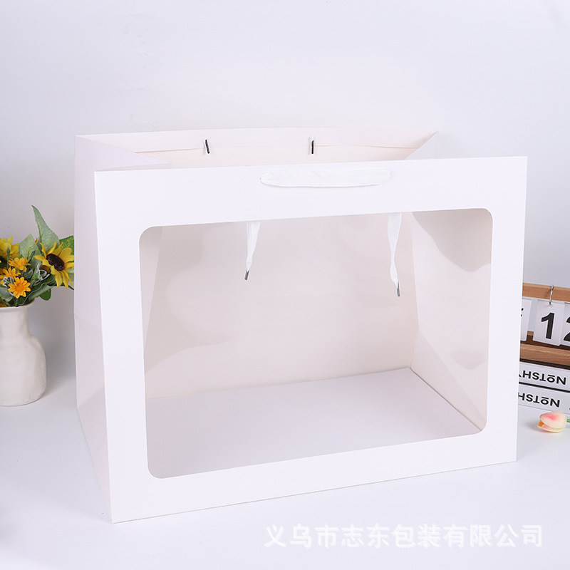 新款特大号手提袋礼品包装袋纸袋创意可选择横版竖版现货批发