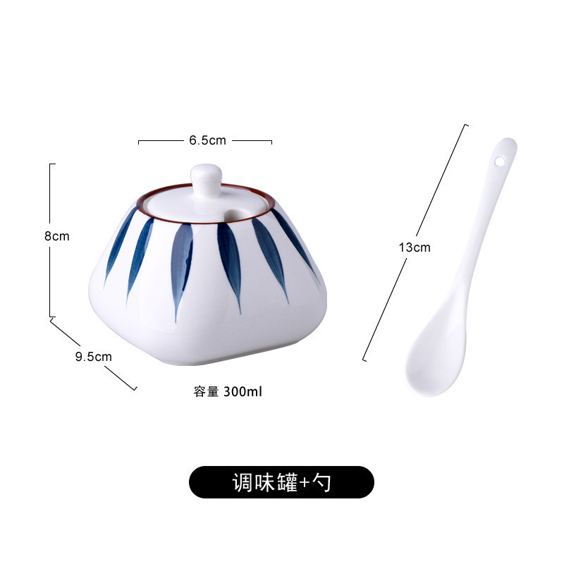 缶セラミックラー油箱オイルボトル和風蓋付き家庭用調味料キッチン調味料瓶調味料ボックス塩瓶チキンエッセンス|undefined