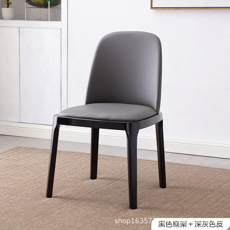 silla de comedor de madera sólida nórdica, silla de restaurante moderna y simple, silla de hotel, silla de respaldo de madera, silla octogonal