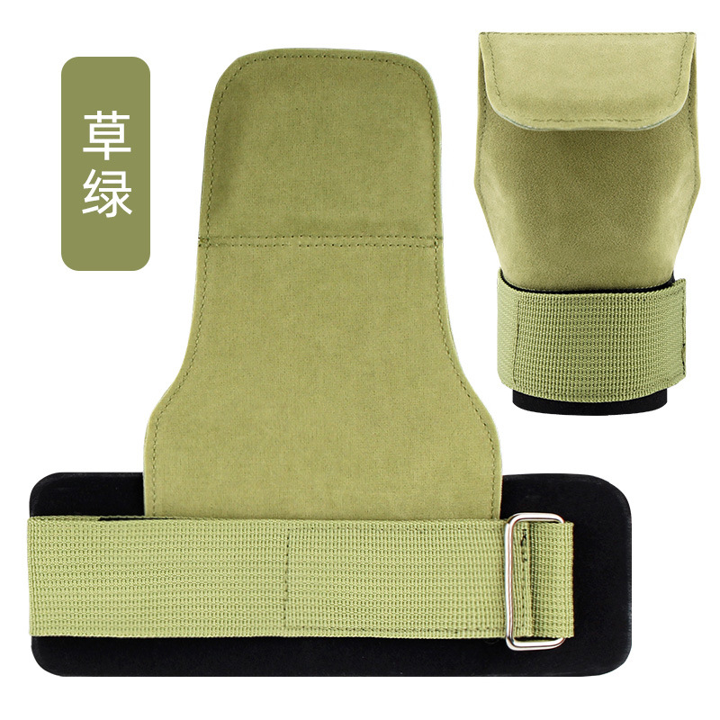 Entrenamiento de fuerza piel de vaca Protector de La Palma fitness levantamiento de pesas protector de muñeca pull-up hard pull guantes agarre auxiliar cinturón de refuerzo