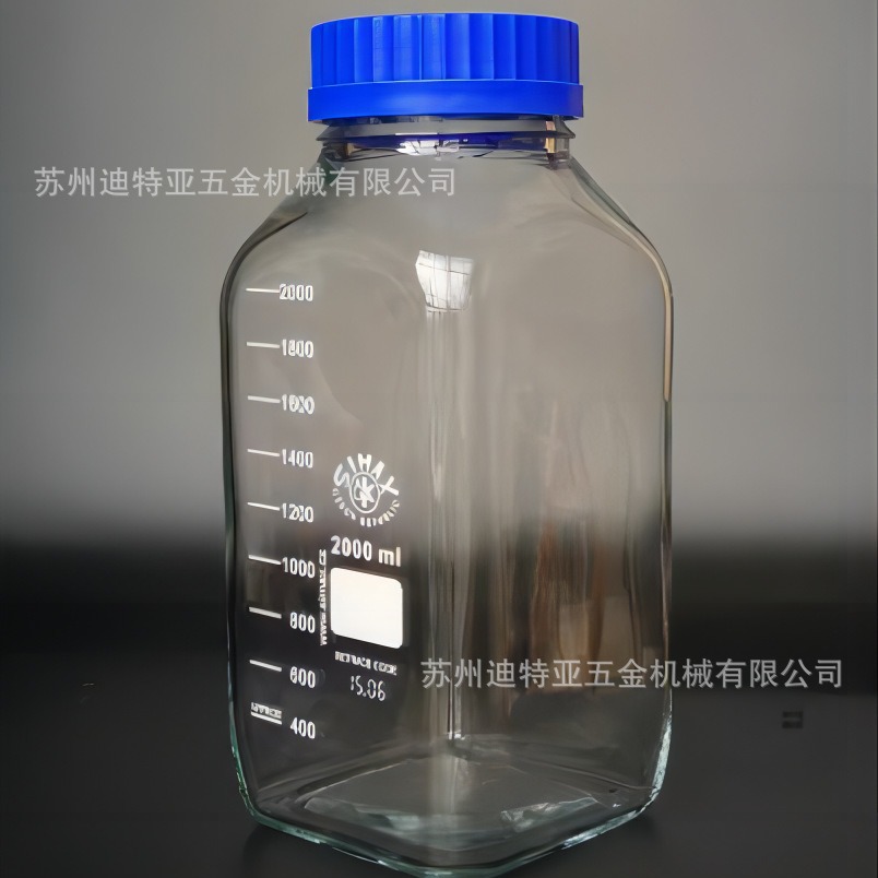 亚速旺ASONE螺口试剂瓶1-432 SIMAX玻璃瓶方形瓶GL80血清瓶溶剂瓶