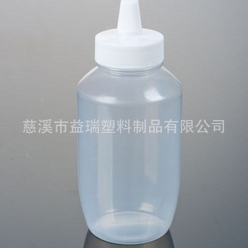 出口日本尖嘴蜂蜜瓶1000G挤压酱料瓶(A20)沙拉酱挤压瓶塑料瓶