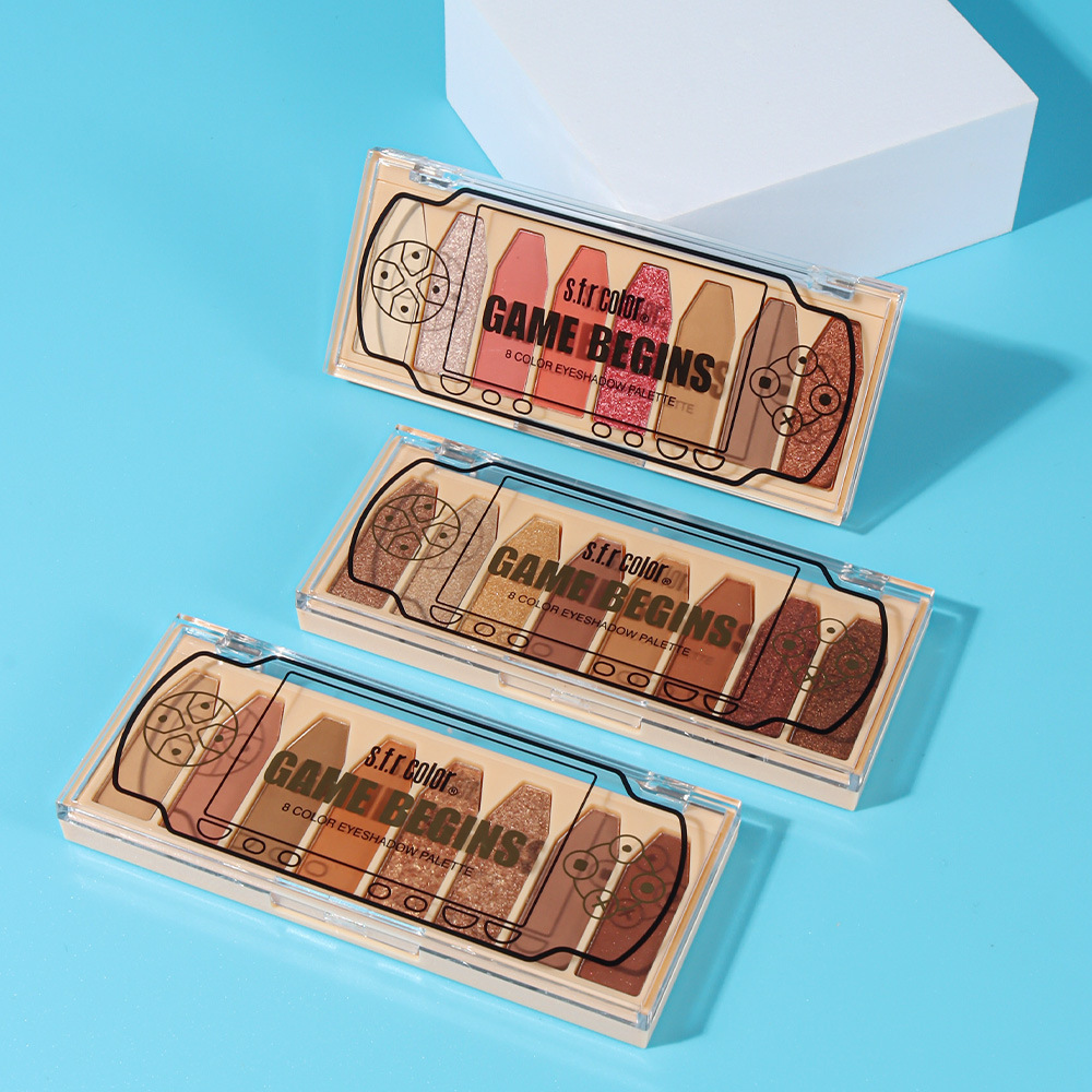 s.f.r color transfronterizo para perlas mate no es fácil de quitar el maquillaje diario de viaje marrón bandeja de sombra de ojos de chocolate
