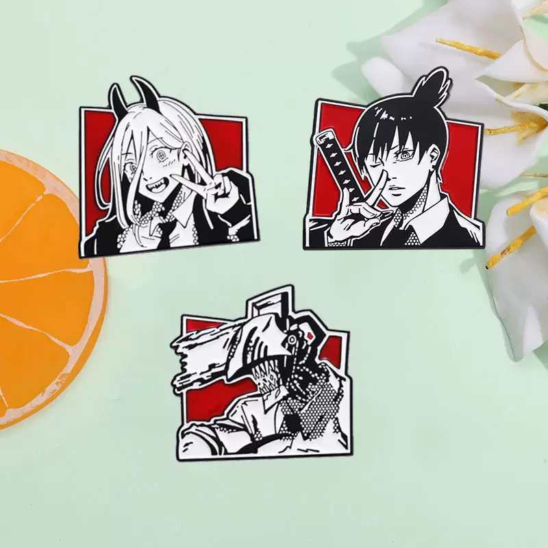 Брошь-подвеска по мотивам Chainsaw Man, комикс Chainsaw Man, Хаякува Акифу, фирменная подвеска для электрообраза, бижутерия тенденции