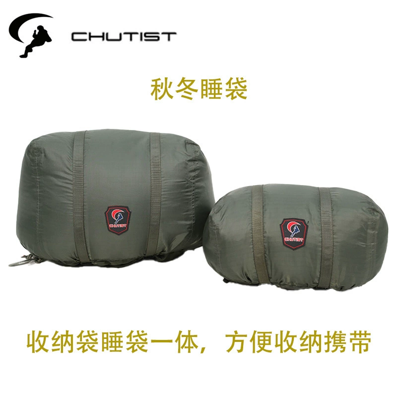 Travel keep warm storage system for camping, winter sleeping bag, increased thickness