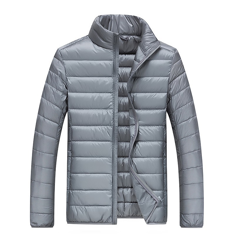 Herrenbekleidung Leichte große Seiden-Baumwolljacke Herren Winter neue Mode warme Jacke Seiden-Baumwolljacke junge Männer Seiden-Baumwoll-Paarjacke_voghion.com