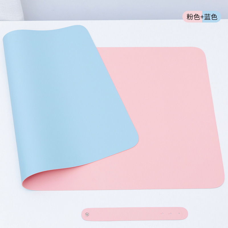 デスクパッド革マウスパッド大型防水防汚学生学習デスクパッドノートブックパッド PVC キーボードパッド|undefined