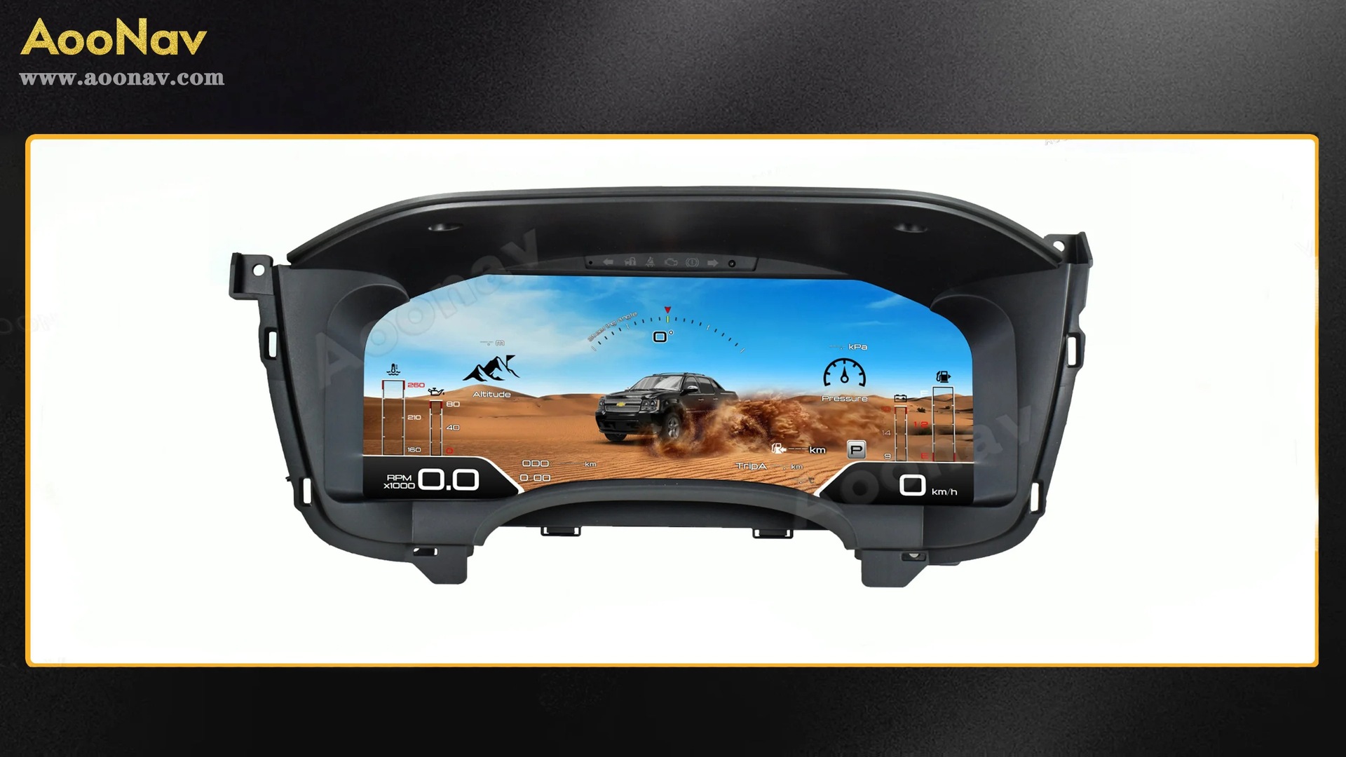 Suitable for Chevrolet Silverado Gmc Sierra 2007 - 2013 Digital Dashboard Oil Gauge Cluster