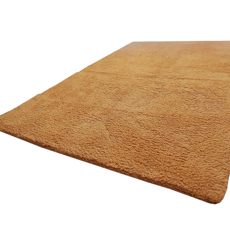 Alfombra de lana de cordero de felpa simple y gruesa, alfombra de piso de manta de piso de cama de viento interior de la sala de estar, dormitorio, alfombra de borde