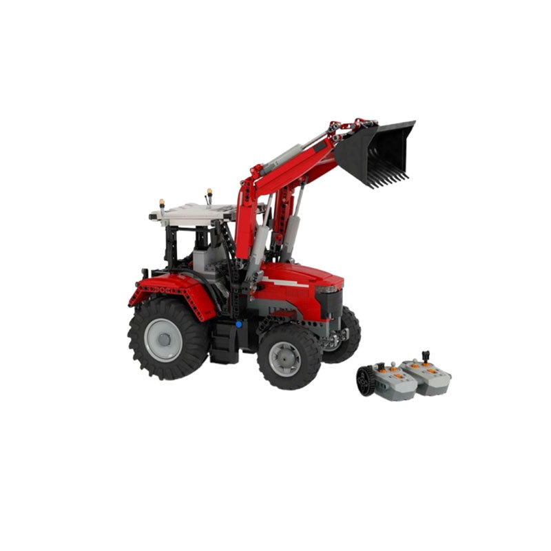 Simulated Loader Building Block Model Small Particle Toy_voghion.com