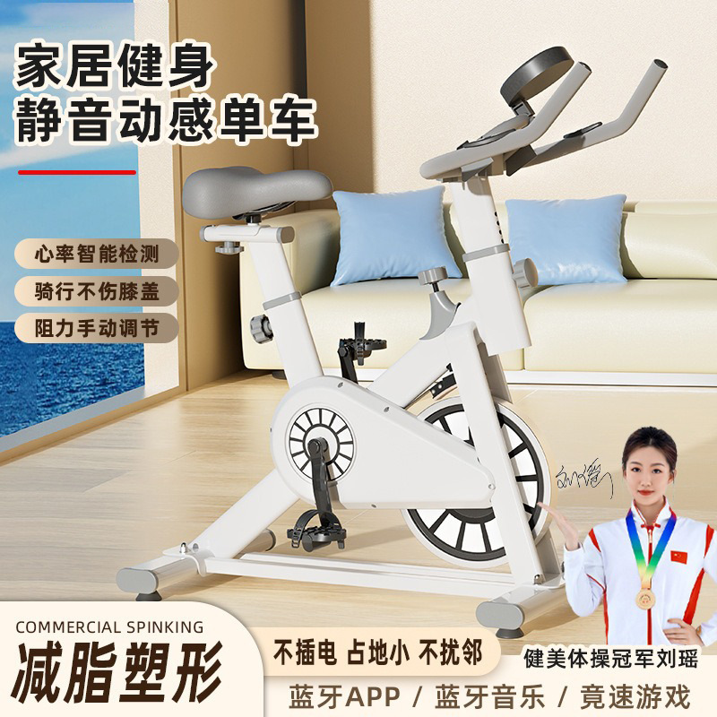 Dynamic Bicycle Home Fitness Exercise Bicycle Indoor Silent Cycling Exercise Bicycle Exercise Bike