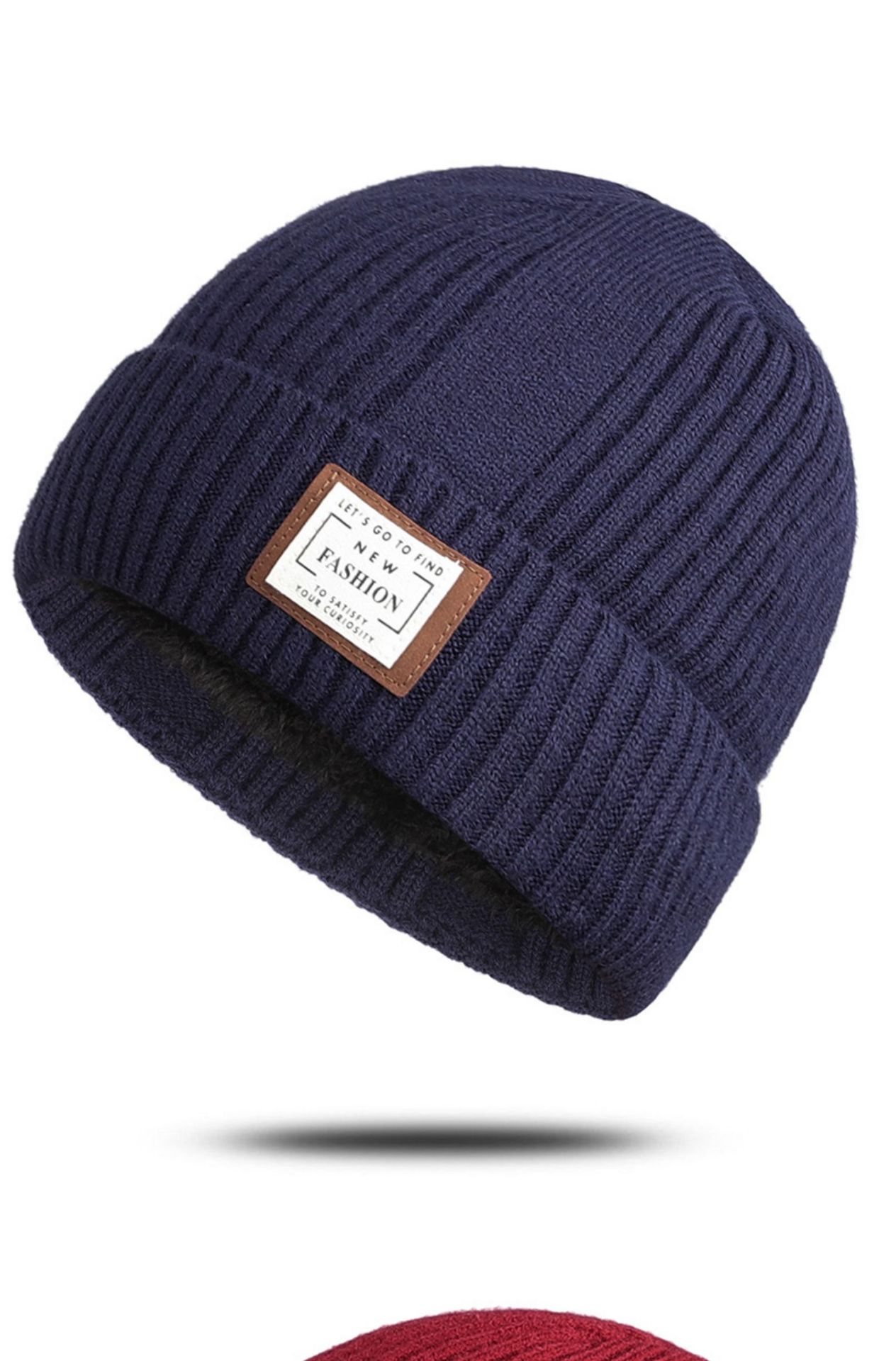 Chapeau d'extérieur extra épais pour homme, bonnet d'hiver en laine cachemire avec pull thermique en cachemire, bonnet en coton tricoté, chapeau résistant à l'hiver_voghion.com