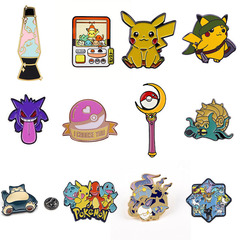 日漫經典精靈胸針徽章服裝背包飾品配飾別針跨境外貿熱銷合金胸章